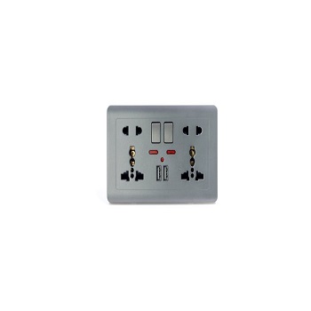 Electrical five pin socket